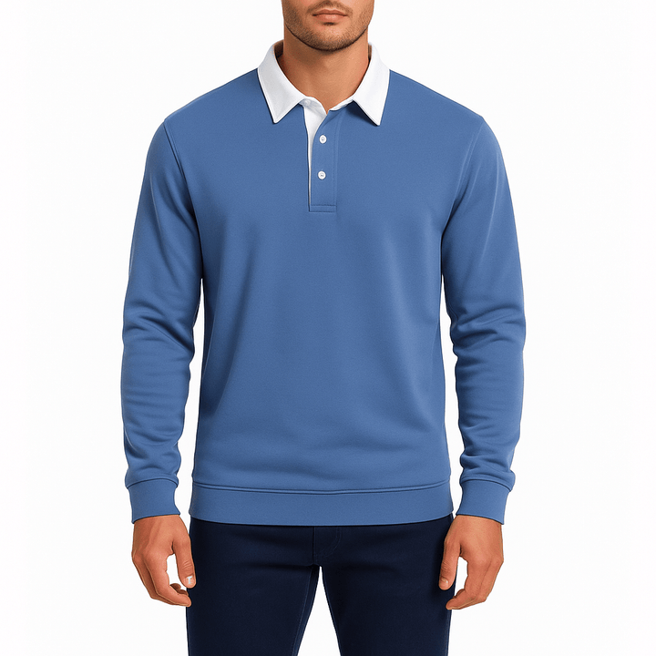 Malcolm | Cotton Polo Sweater