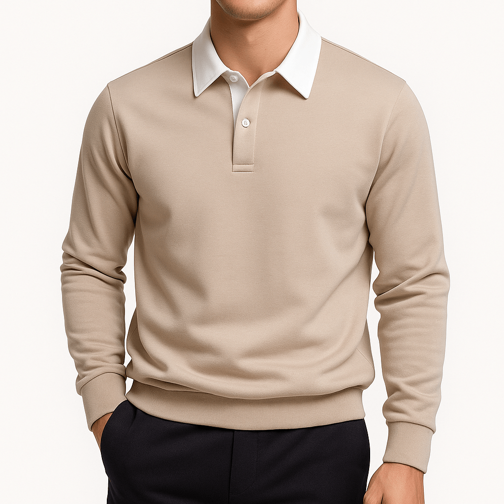 Malcolm | Cotton Polo Sweater