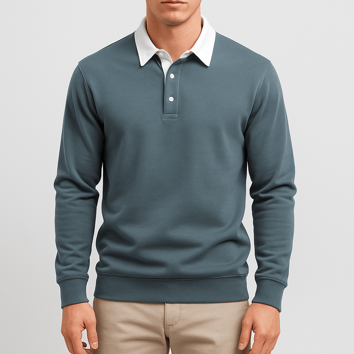 Malcolm | Cotton Polo Sweater