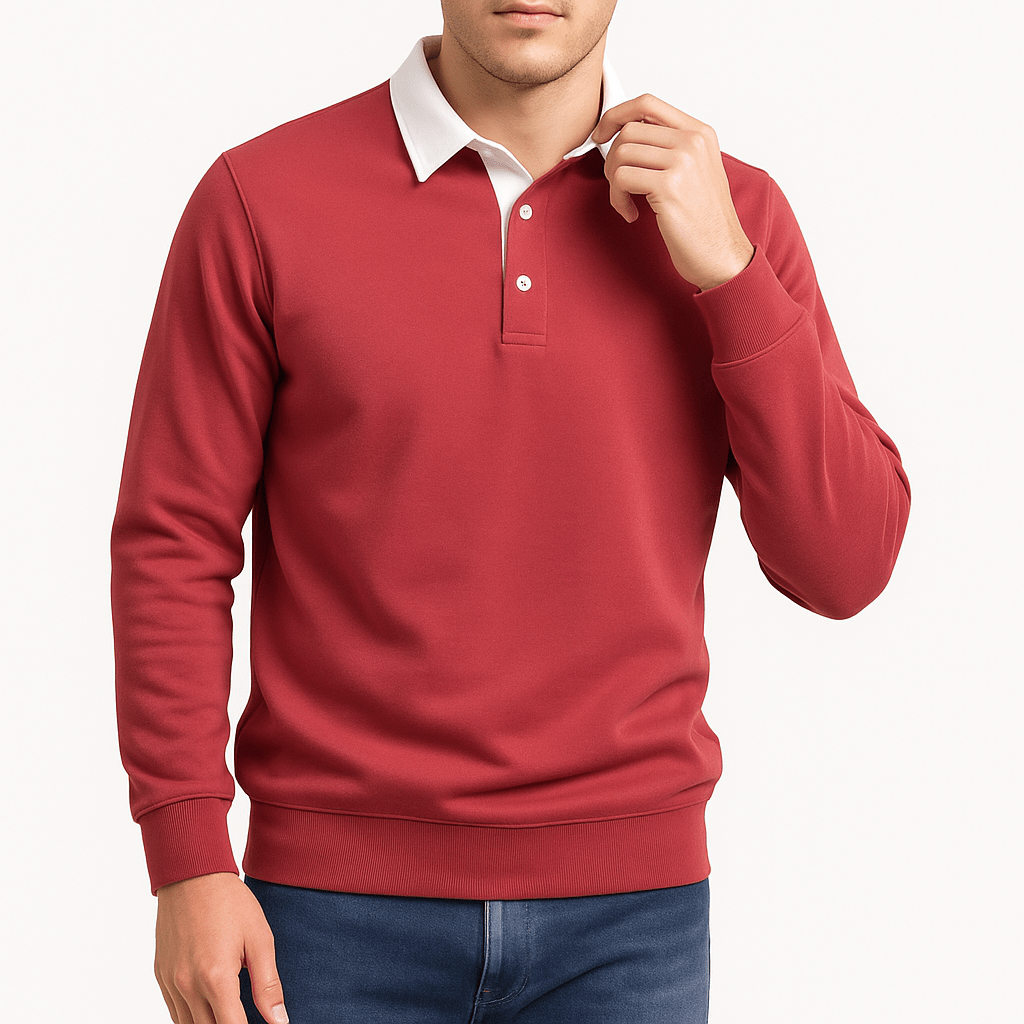 Malcolm | Cotton Polo Sweater