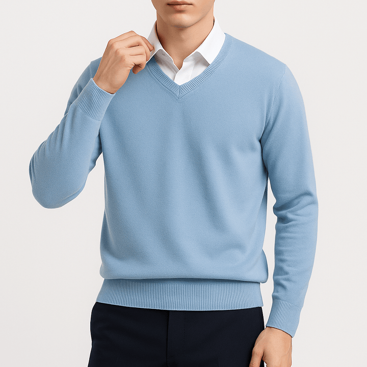 Cooper | Elegant V-Neck Sweater