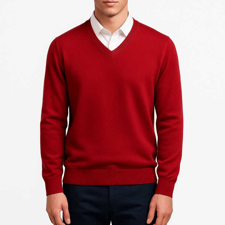 Cooper | Elegant V-Neck Sweater
