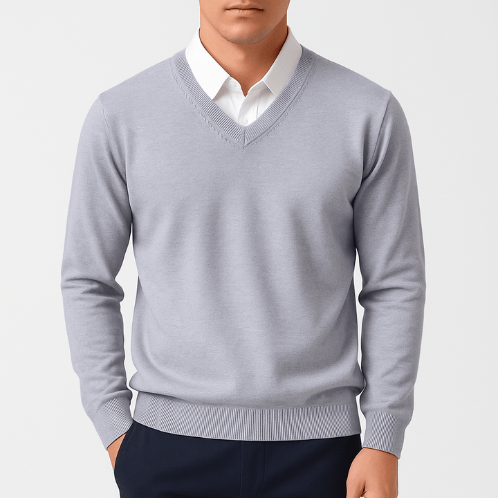 Cooper | Elegant V-Neck Sweater