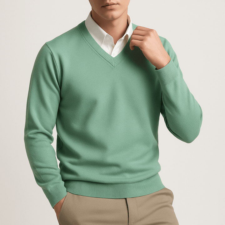 Cooper | Elegant V-Neck Sweater