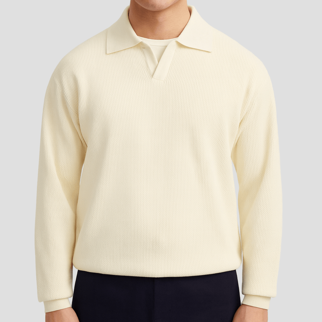 Wyatt | Folded Collar Knit Sweater