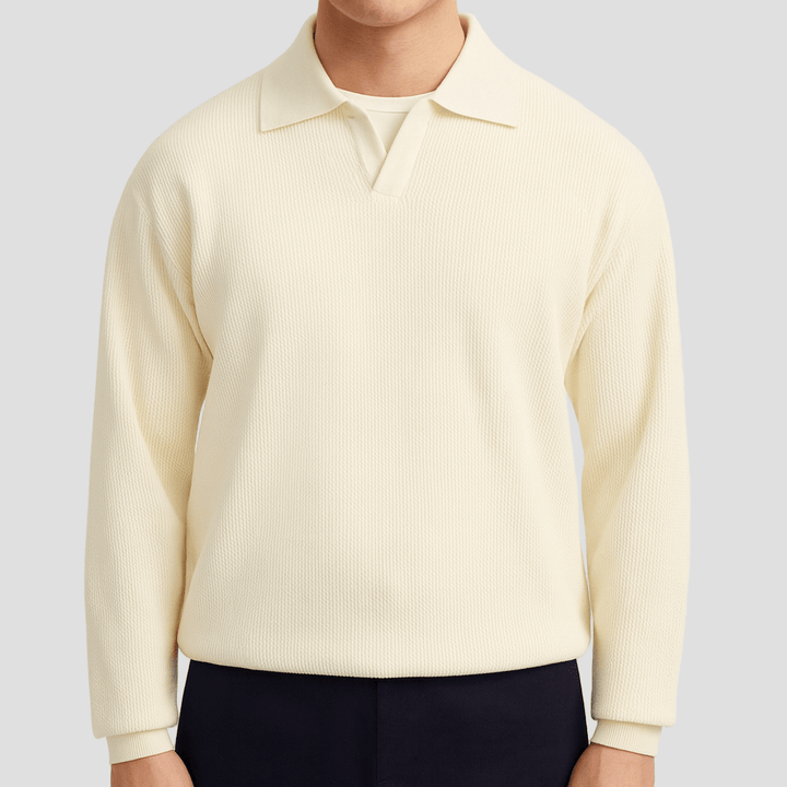 Wyatt | Folded Collar Knit Sweater