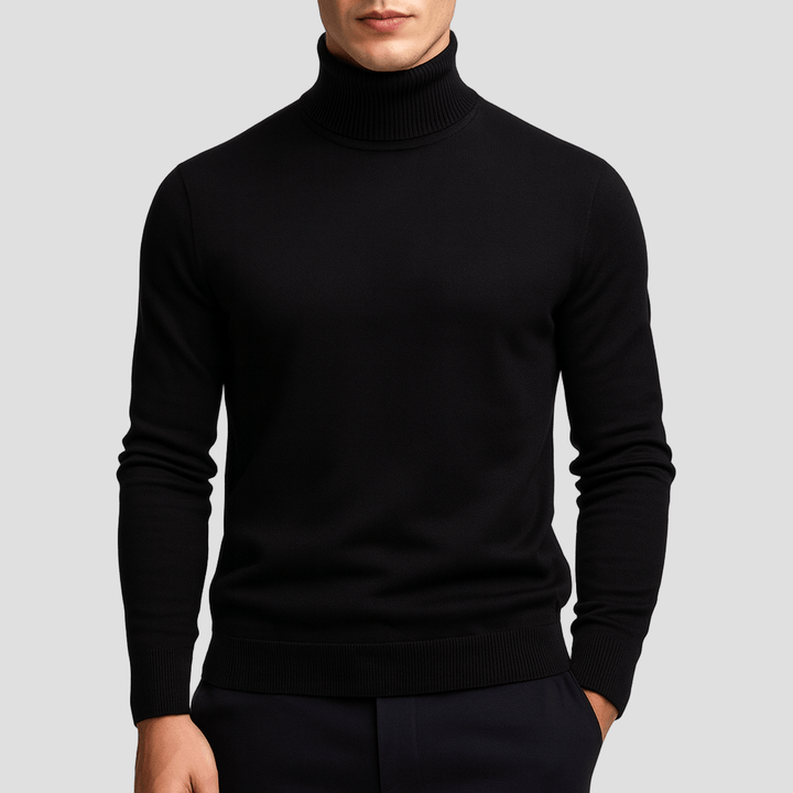 Bentley | Solid Turtleneck Sweater
