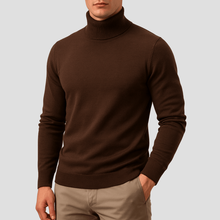 Bentley | Solid Turtleneck Sweater