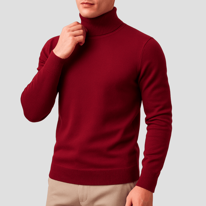 Bentley | Solid Turtleneck Sweater