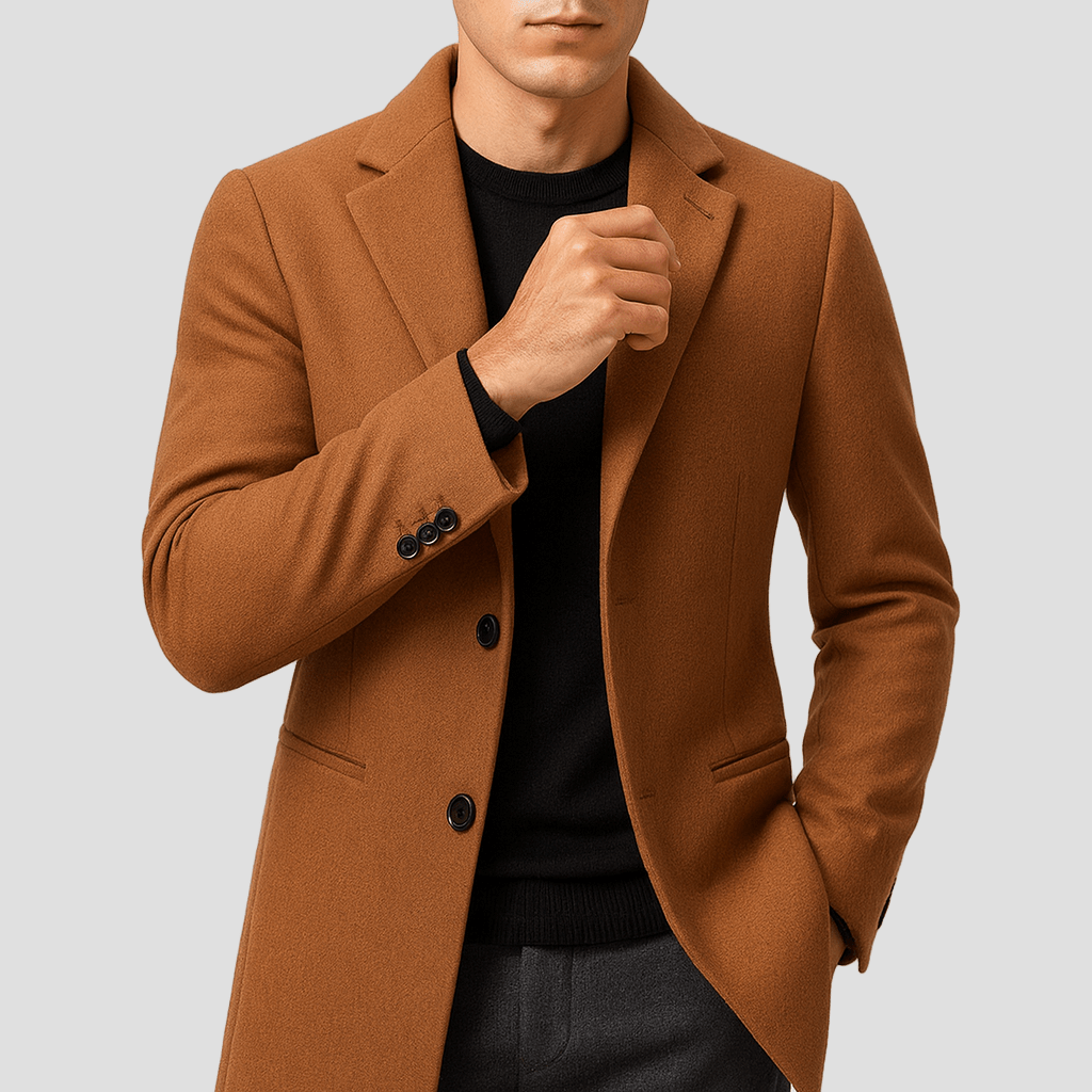 James | Men's Tailored Wool Coat