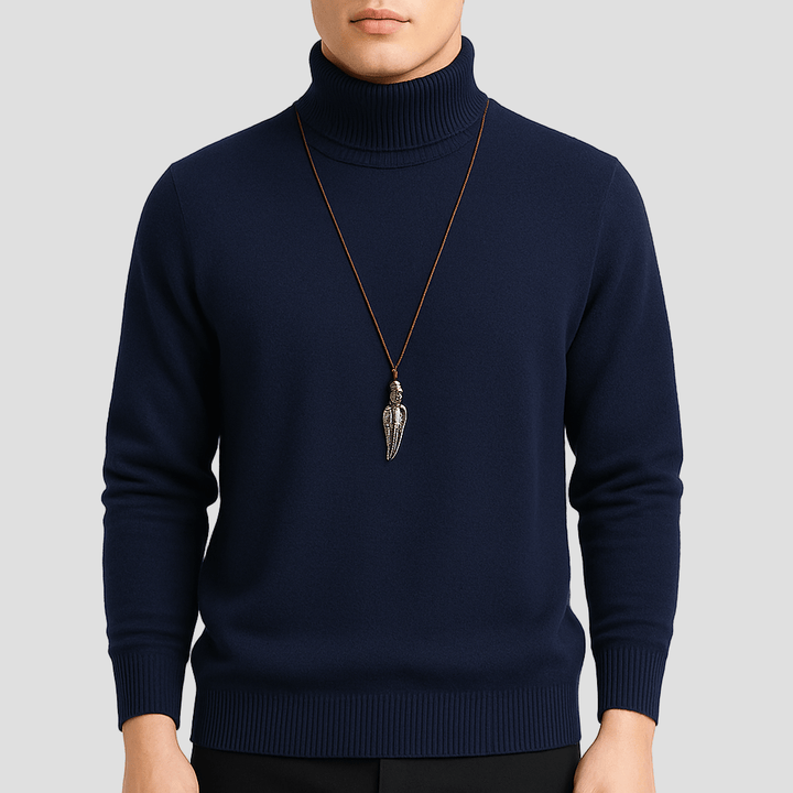 Lucas | Cozy Turtleneck Knit Sweater