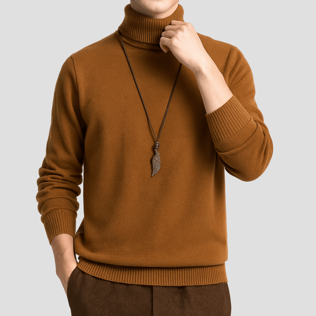 Lucas | Cozy Turtleneck Knit Sweater