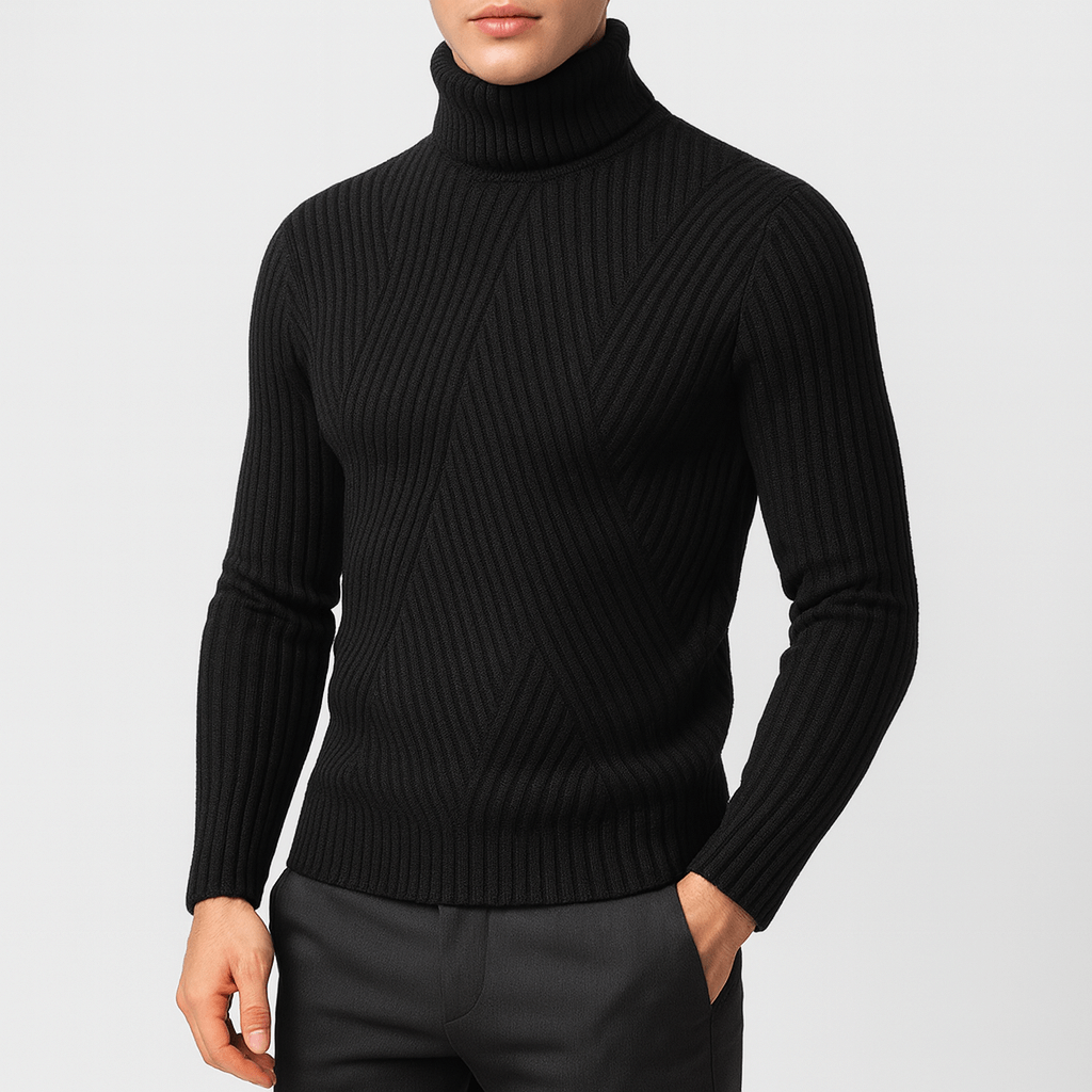 Dylan | Turtleneck Ribbed Sweater