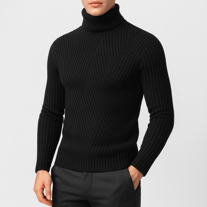 Dylan | Turtleneck Ribbed Sweater