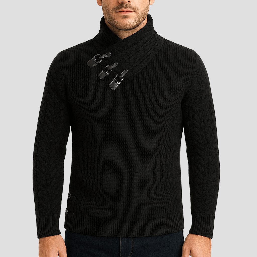 Tristan | Cozy Wool Blend Pullover Sweater