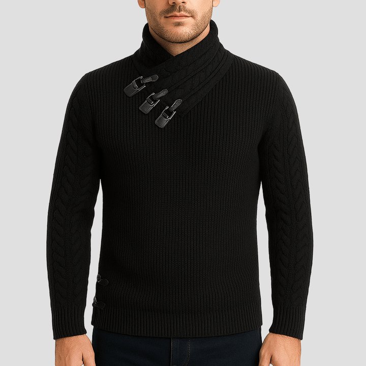 Tristan | Cozy Wool Blend Pullover Sweater