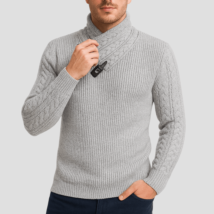 Tristan | Cozy Wool Blend Pullover Sweater
