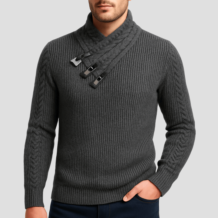 Tristan | Cozy Wool Blend Pullover Sweater