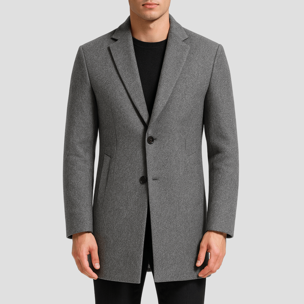 Caleb | Wool Blend Trench Coat