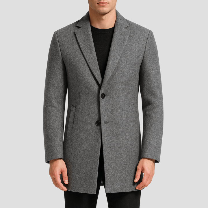 Caleb | Wool Blend Trench Coat