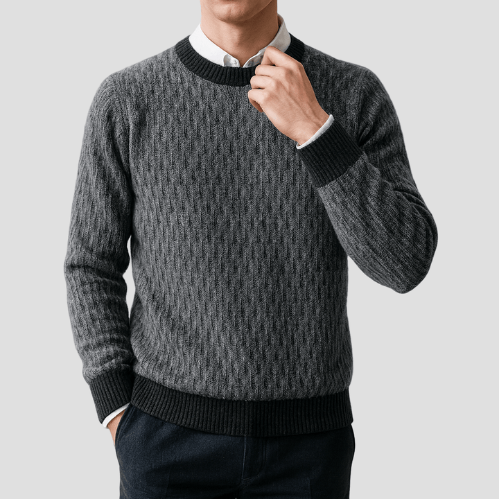Levi | Cozy Wool Crewneck Sweater