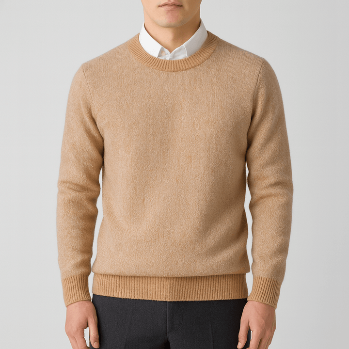 Levi | Cozy Wool Crewneck Sweater