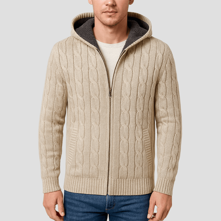 Gavin | Cozy Wool Hooded Sweater