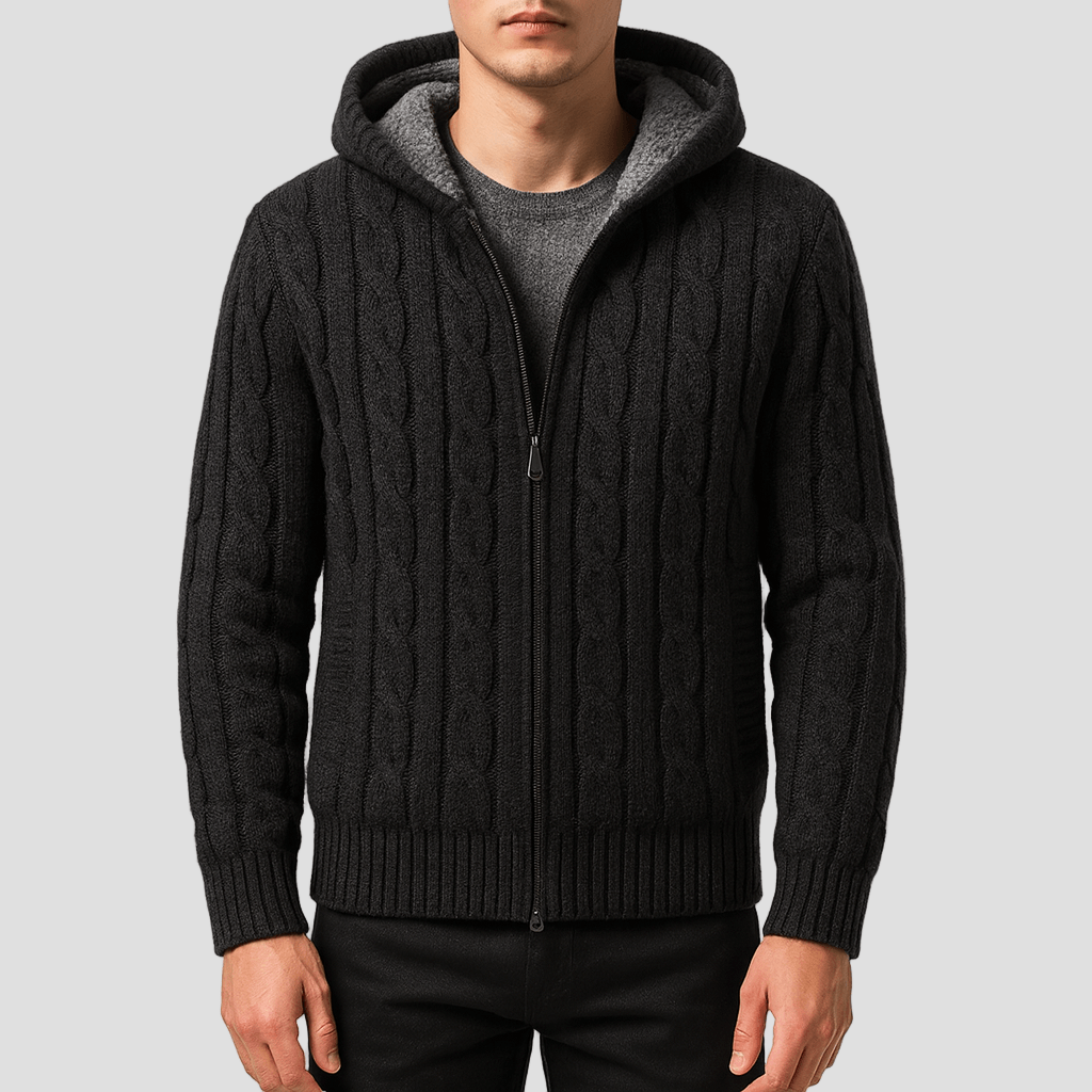 Gavin | Cozy Wool Hooded Sweater