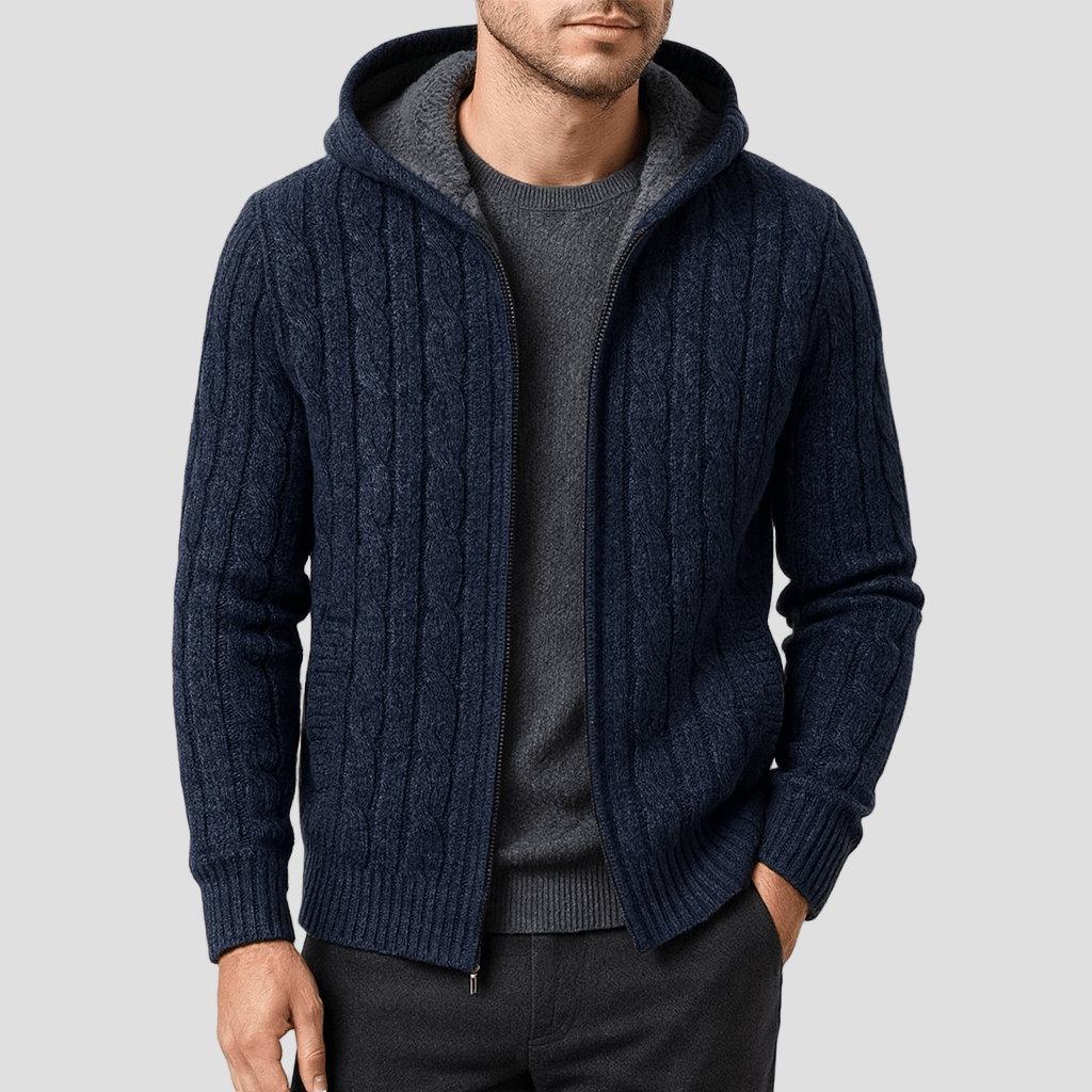 Gavin | Cozy Wool Hooded Sweater