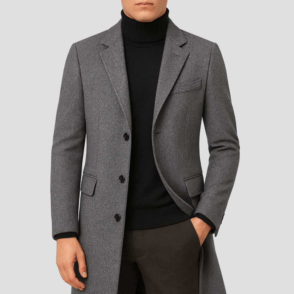 Sebastian | Men's Wool Coat