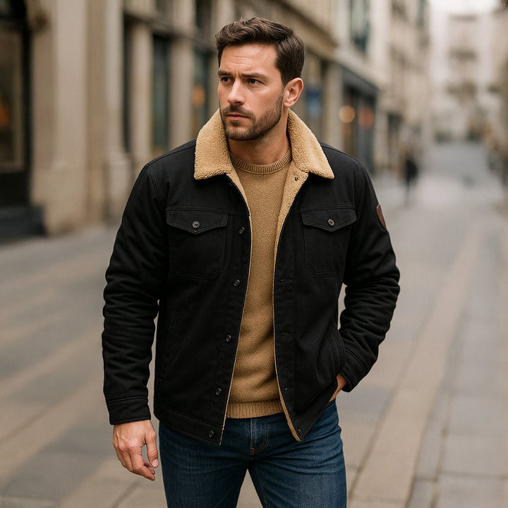 Mayfair | Warm Fleece Lined Winter Coat for Men
