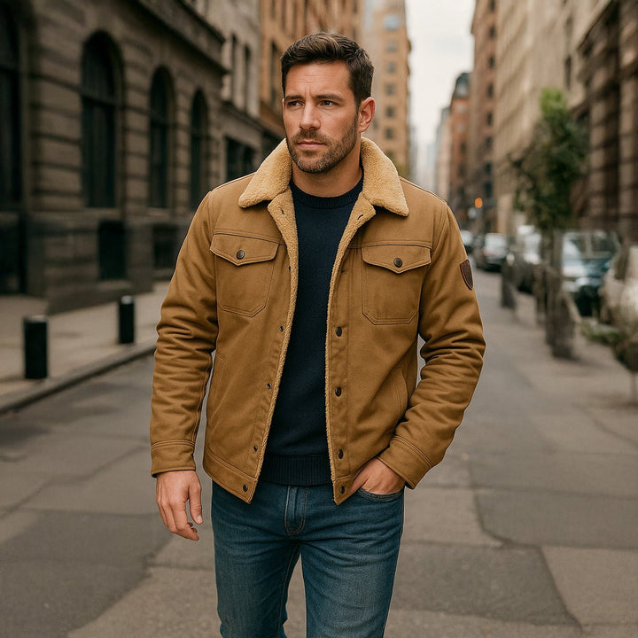Mayfair | Warm Fleece Lined Winter Coat for Men