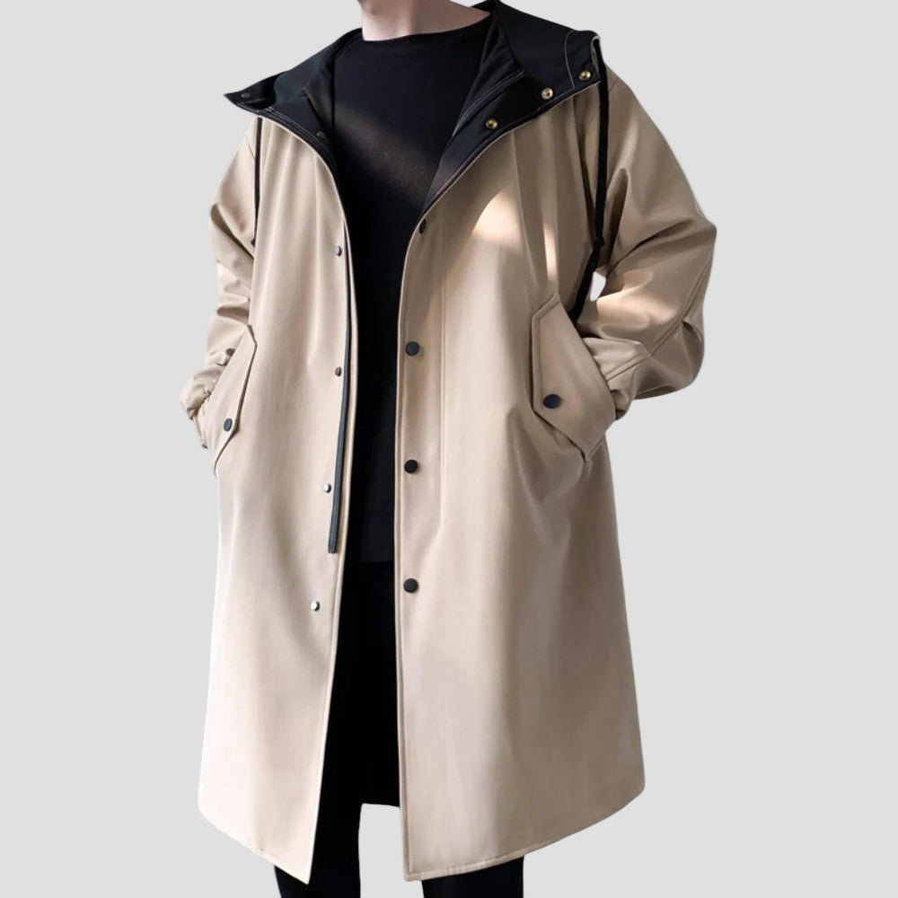 Logan | Two Tone Long Coat