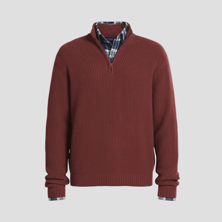 Reuben | Business-Casual Sweater with Zipper