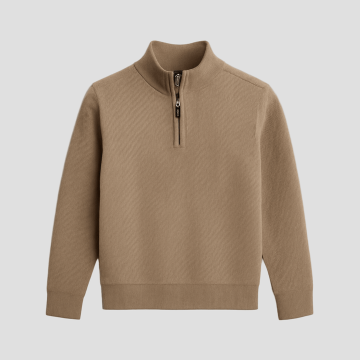 Colton | Ribbed Half-Zip Sweater