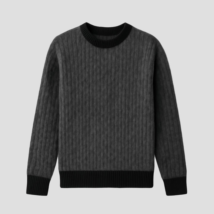 Levi | Cozy Wool Crewneck Sweater
