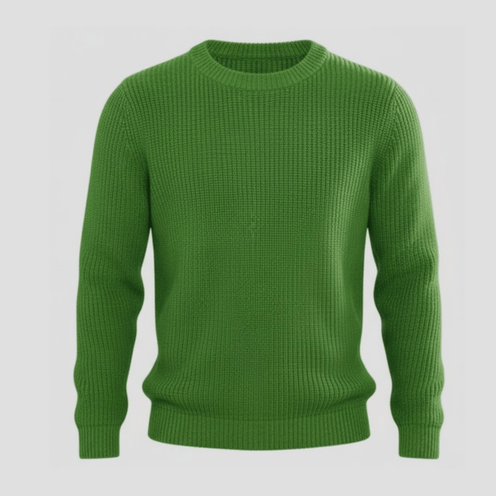 Owen | Men’s Cotton Blend Ribbed Crewneck Sweater