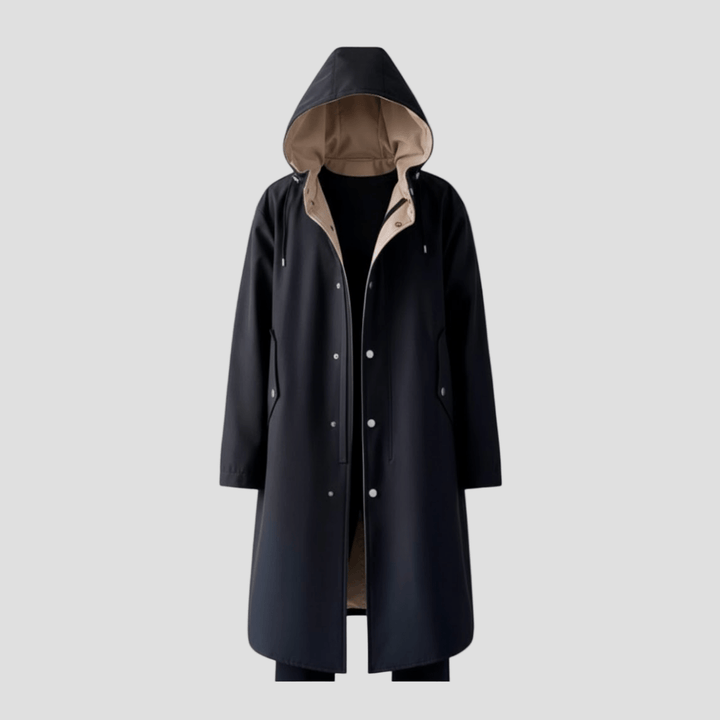 Logan | Two Tone Long Coat