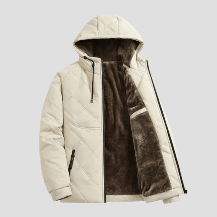 Colebrook | Hooded Quilted Fleece Lined Winter Jacket