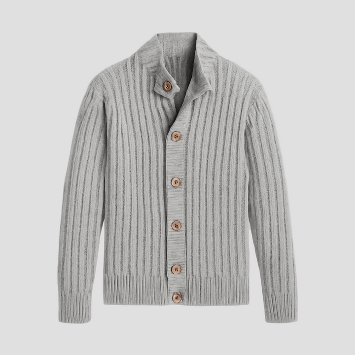 Zachary | Single-Breasted Knit Cardigan