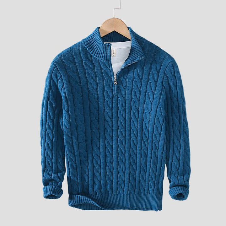 Leo | Men’s Half-Zip Cotton Sweater