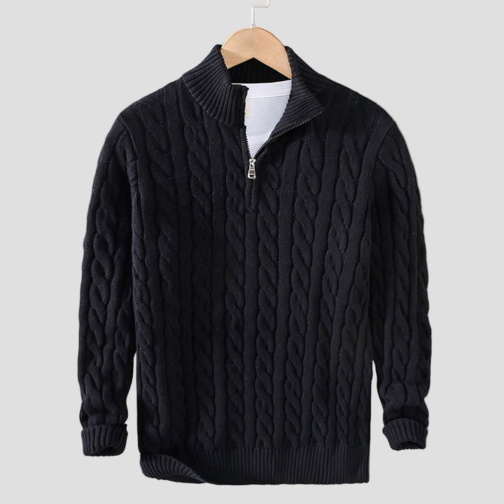 Leo | Men’s Half-Zip Cotton Sweater
