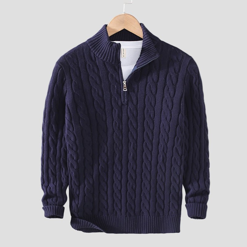 Leo | Men’s Half-Zip Cotton Sweater