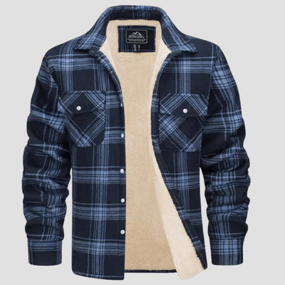 Cameron | Checkered Fleece Flannel Jacket