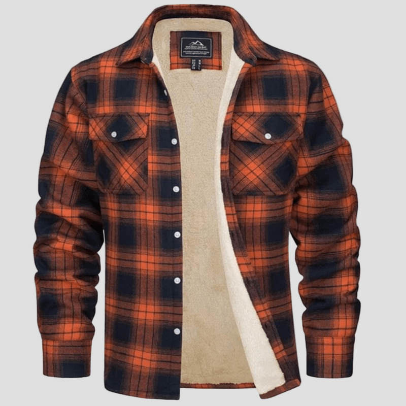 Cameron | Checkered Fleece Flannel Jacket