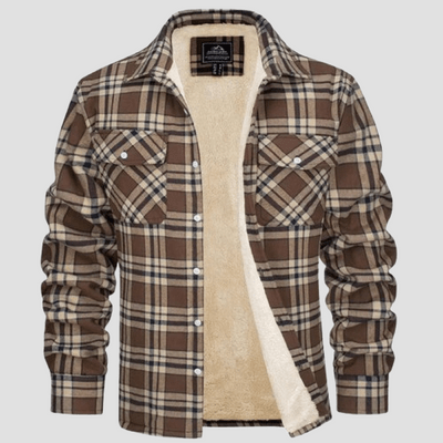 Cameron | Checkered Fleece Flannel Jacket