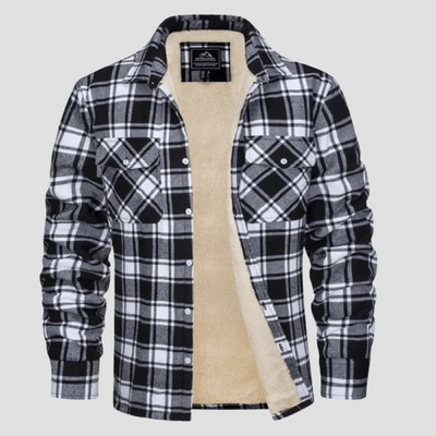 Cameron | Checkered Fleece Flannel Jacket