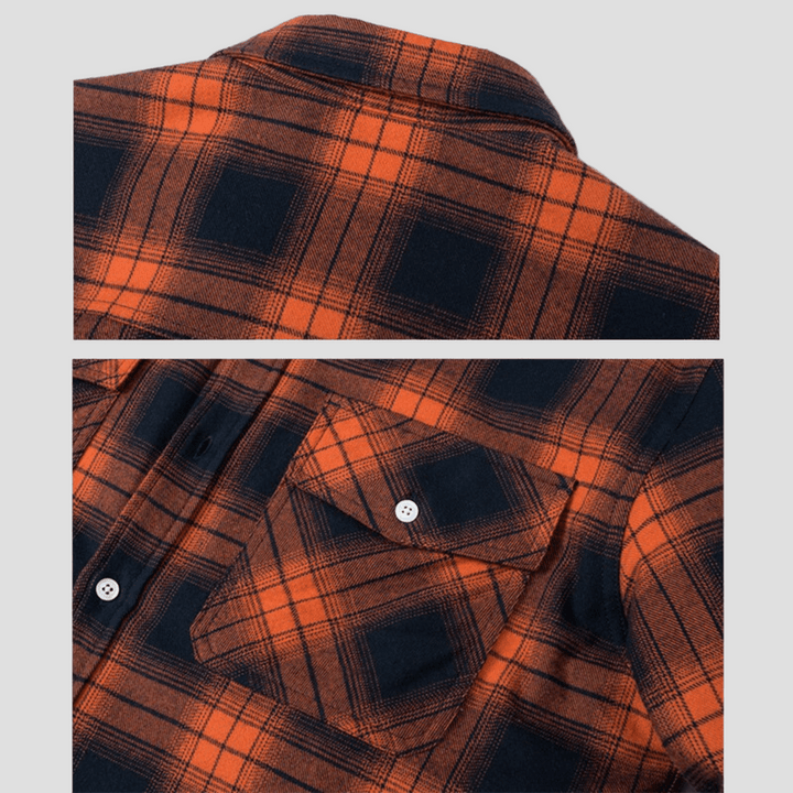 Cameron | Checkered Fleece Flannel Jacket