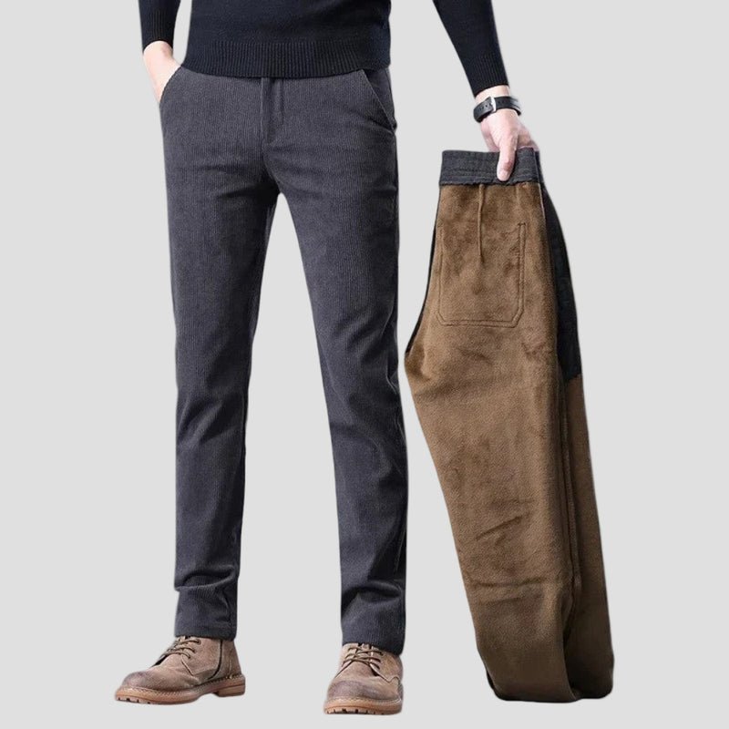 Luke | Corduroy Fleece Trousers