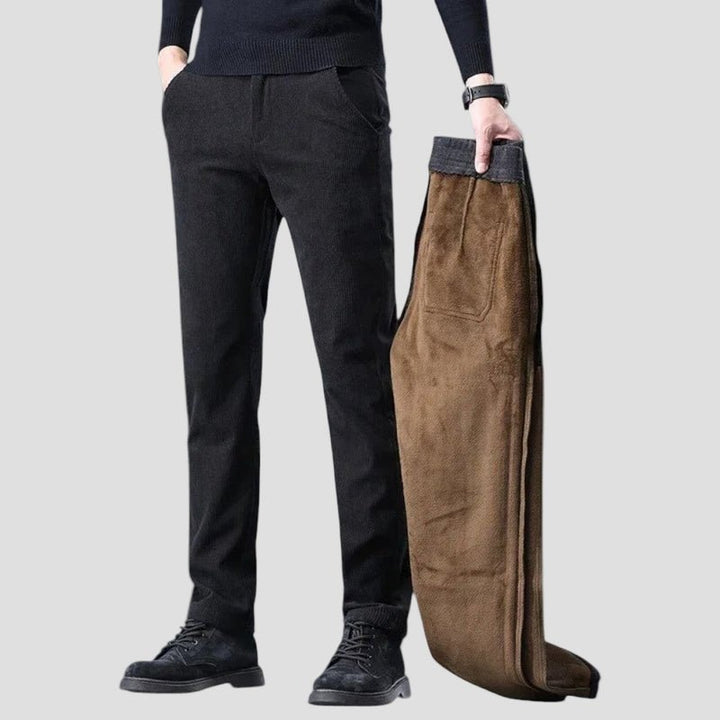 Luke | Corduroy Fleece Trousers